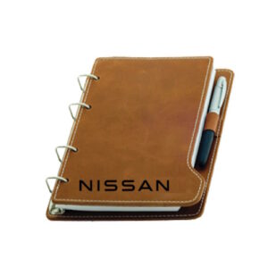 Bloco de mesa em couro, 150 folhas