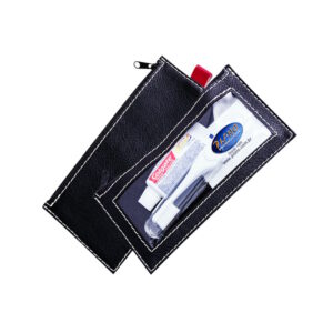 Conjunto bucal em couro