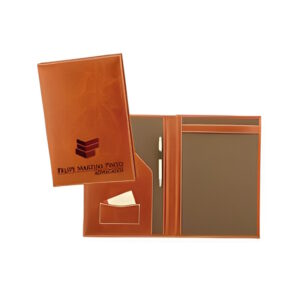 Pasta convenção em couro natural ou sintético