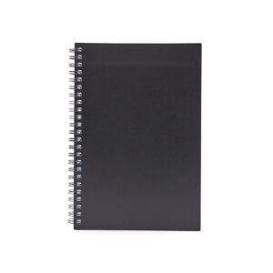 Bloco capa plástica A5, 80 folhas