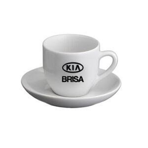 Xícara e pires para cafezinho, 90 ml