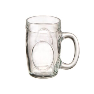 Caneca de chopp de vidro 300 ml.