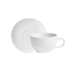 Xícara e pires para cafezinho, 100 ml