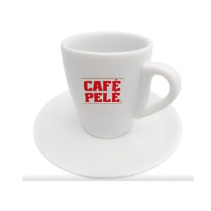 Xícara e pires para cafezinho