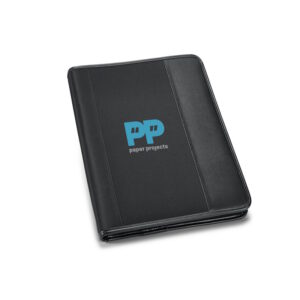 Sofisticada pasta A4 em couro ecológico