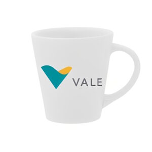 Caneca de porcelana branca 250 ml