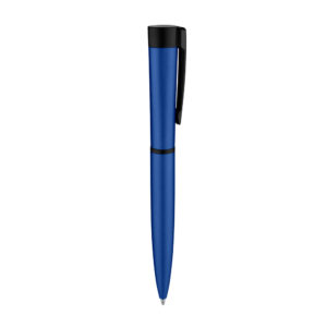 Caneta esferográfica de metal na cor azul